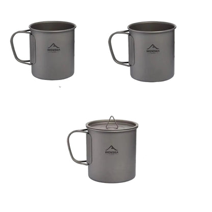 Lightweight Titanium Camping Mug for Hiking
