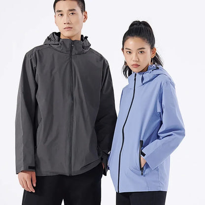 Waterproof Windproof Hooded Hiking Jacket Winter