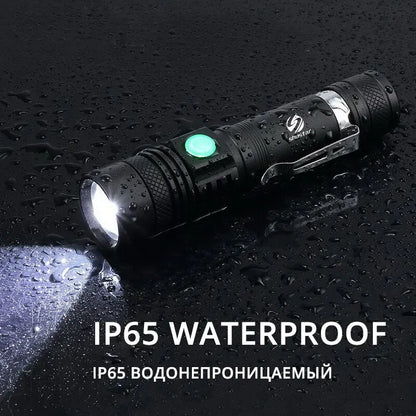 Rechargeable Flashlight for Hiking and Camping