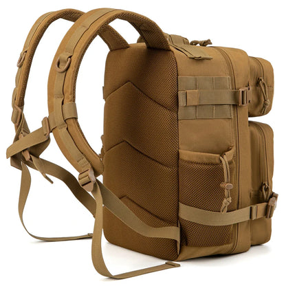 25 L MOLLE Tactical Backpack EDC Hiking Rucksack with Bottle Holder