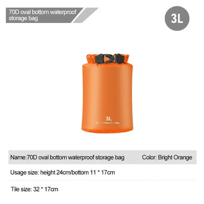 3 to 35 L Waterproof Dry Bag Ultralight Storage for Camping and Hiking
