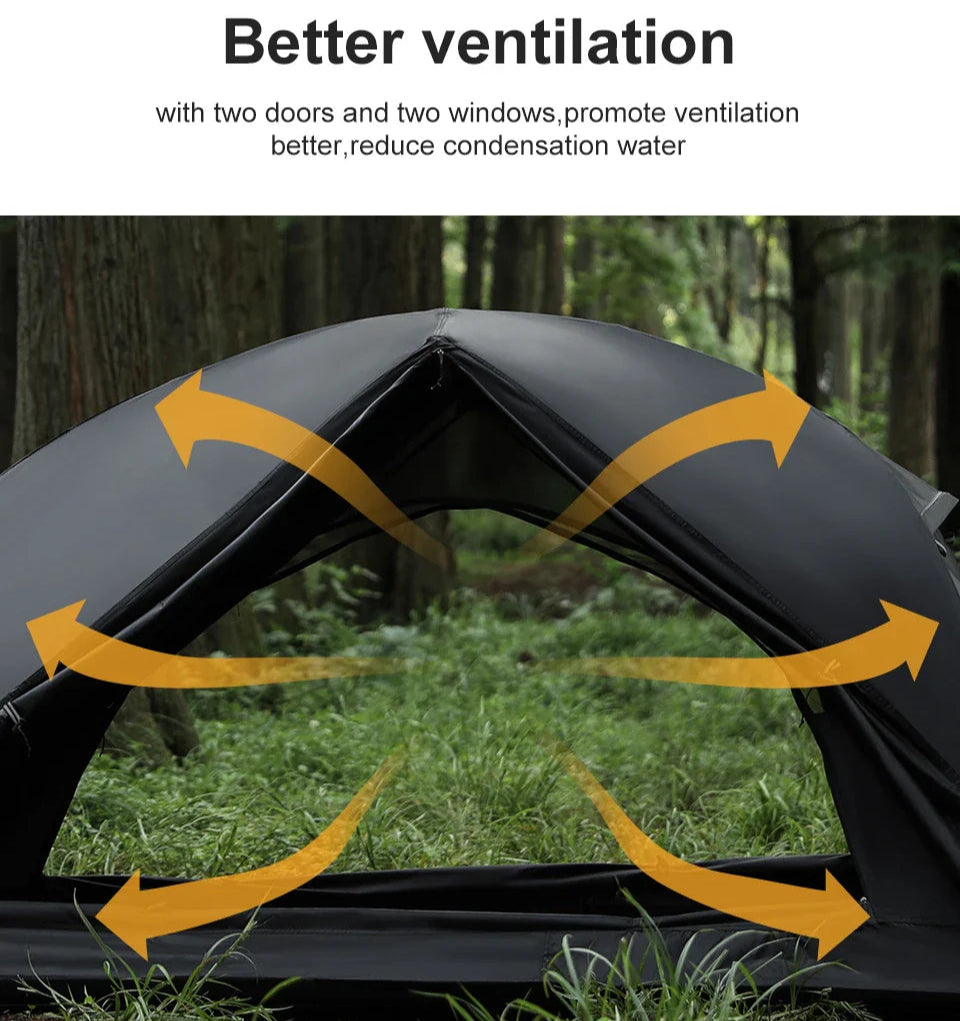 Ultralight 20D Nylon Camping Tent Portable Waterproof
