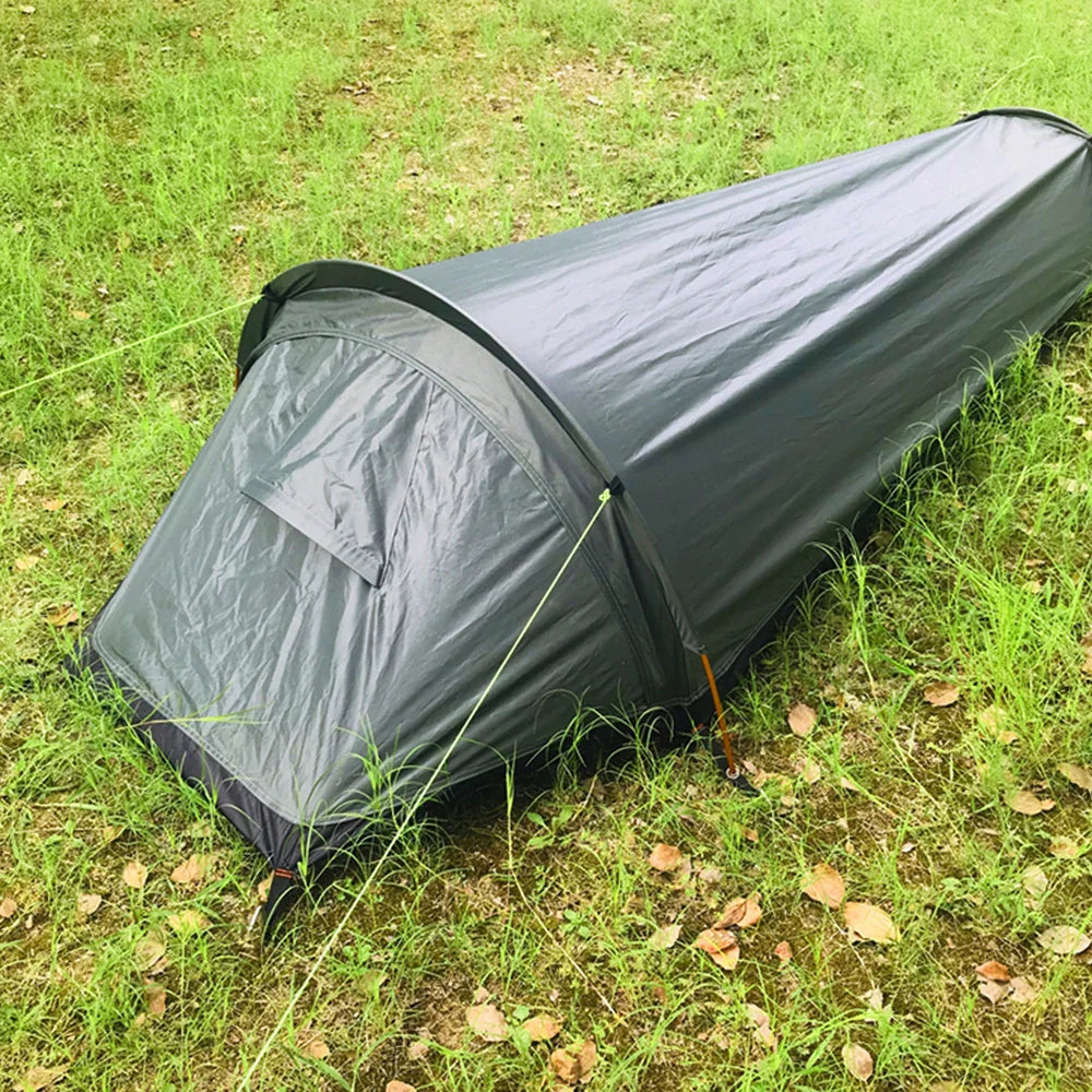 1 Person Backpacking Tent Waterproof Lightweight for Hiking and Camping