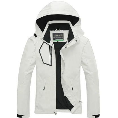 Women’s Waterproof Hiking Jacket Breathable Hooded Spring and Autumn