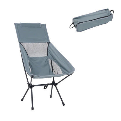 Folding Camping Chair with Backrest Portable for Camping