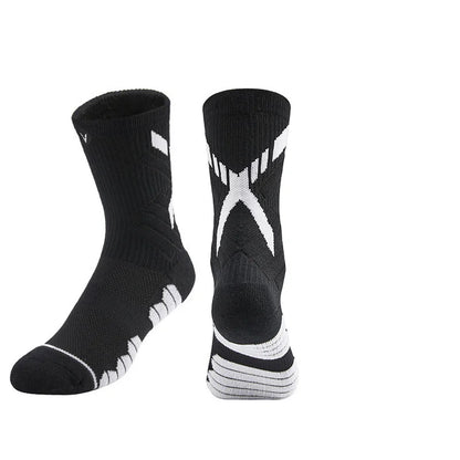 Unisex Mid Calf Hiking Socks Thick Non Slip