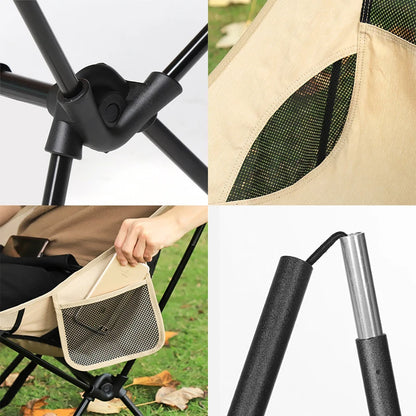 Outdoor Chair – Folding Ultralight with Footrest