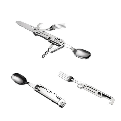 Survival Card Tool – Stainless Steel Multi-Tool with Saw