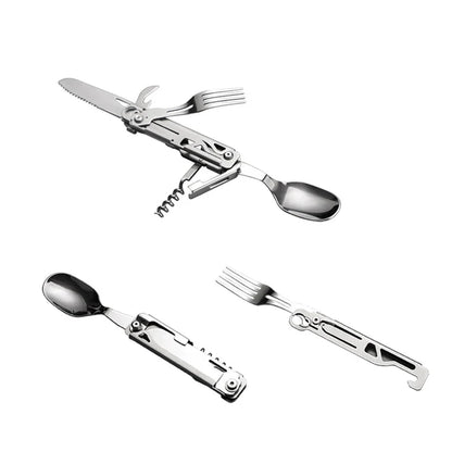 Stainless Steel Survival Card Tool Portable with Knife and Saw