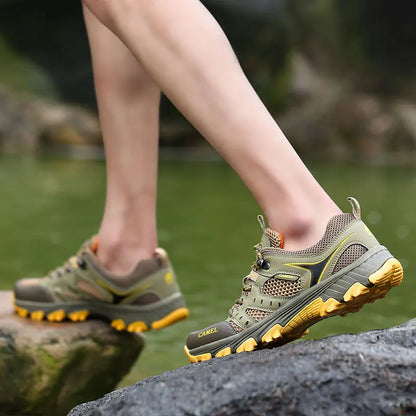 Men’s Breathable Hiking Shoes – Non-Slip Outdoor Sneakers for Trekking