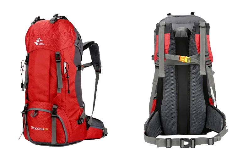 60 L Hiking Backpack Large Capacity for Trekking and Camping