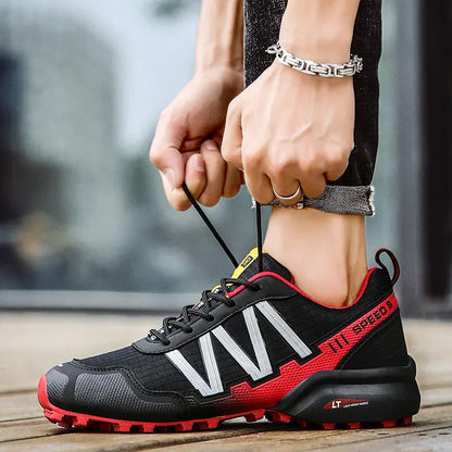 Men's Off Road Hiking Shoes Large Size Rubber Outsole EVA Insole