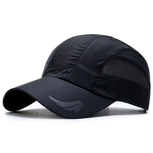 Unisex Quick Dry Mesh Baseball Cap Snapback Solid - The PeakTrail