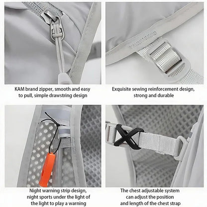 Breathable Hydration Vest Backpack with Water Bag for Hiking