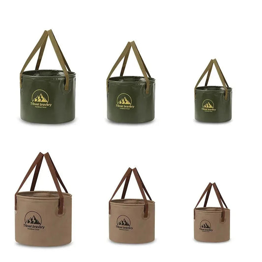 Portable Storage Bucket for Camping Accessories Organizer Bag