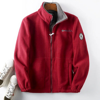 Men’s Thickened Wool Winter Jacket Casual Coat
