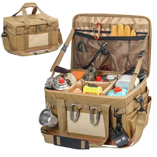 30L Camping Cooking Gear Organizer Bag