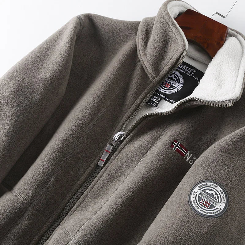 Men’s Thickened Wool Winter Jacket Casual Coat