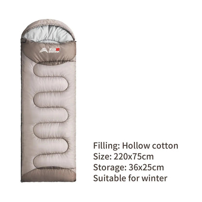 Ultralight Waterproof Winter Envelope Sleeping Bag for Backpacking