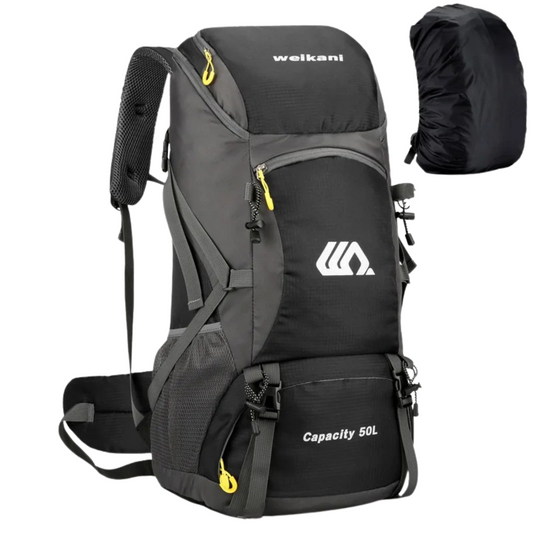 50L Waterproof Travel Backpack – Large Hiking & Camping Rucksack