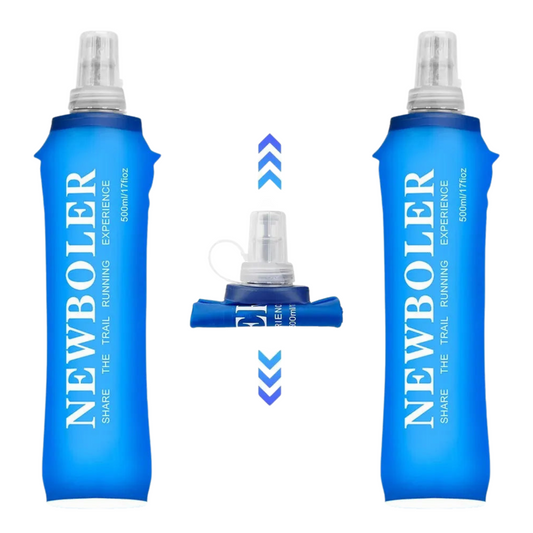 NEWBOLER Soft Flask – 250ml / 500ml Collapsible Water Bottle