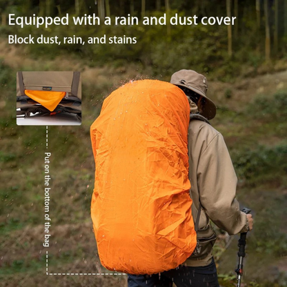 70 L Hiking Backpack with Rain Cover Large Capacity