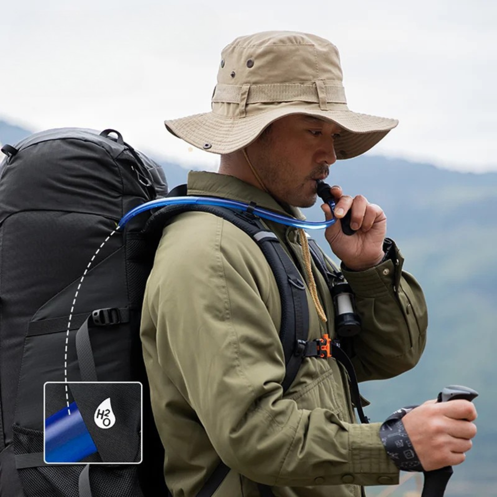 70 L Hiking Backpack with Rain Cover Large Capacity