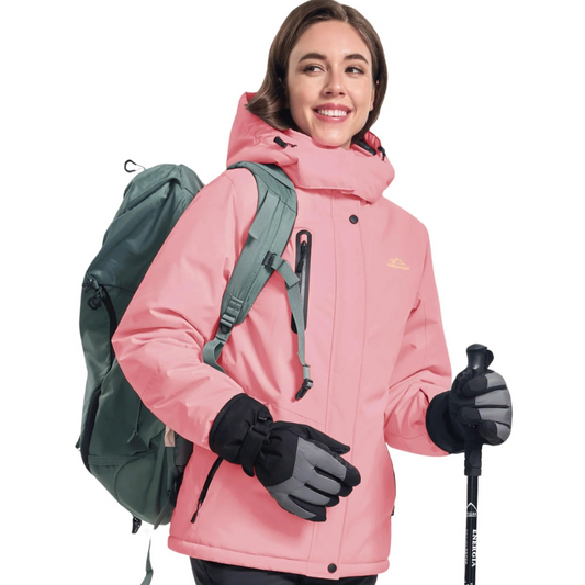 Women’s Winter Parka Waterproof Fleece Lined Hooded With 5 Pockets