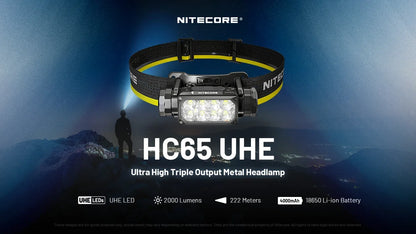 HC65 UHE Headlamp – Ultra Bright & USB-C Rechargeable