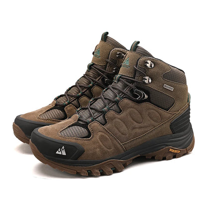 Men’s High-Top Hiking Boots – Waterproof, Non-Slip & All-Terrain