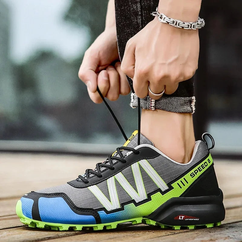 Men's Off Road Hiking Shoes Large Size Rubber Outsole EVA Insole