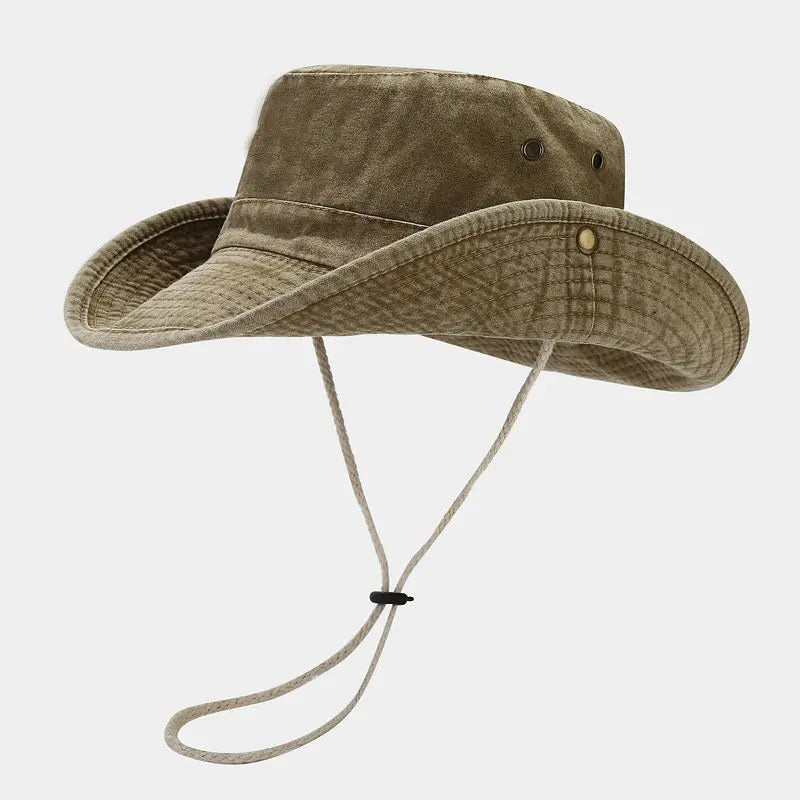 Unisex Cotton Bucket Hat Four Seasons Sun Cap