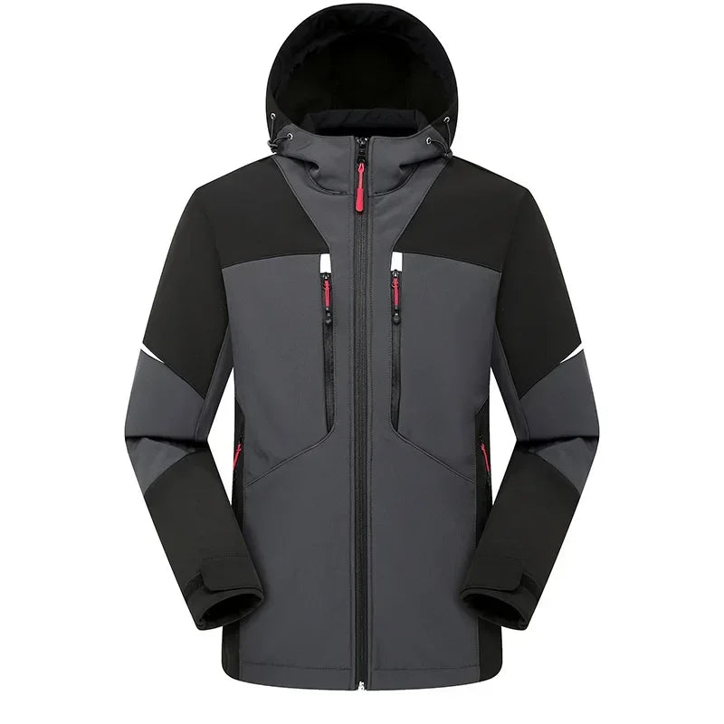 Men’s Winter Softshell Hiking Suit Waterproof Jacket
