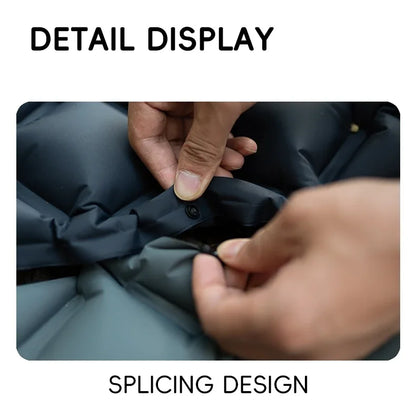 Self-Inflating Camping Sleeping Pad with Pillow