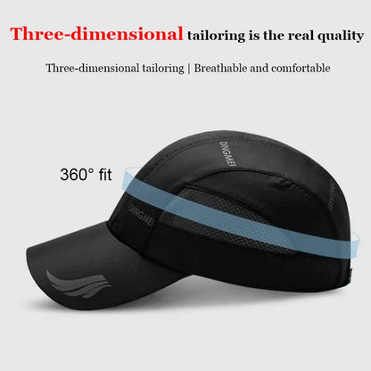 Quick-Dry Mesh Outdoor Cap – Lightweight & Breathable Unisex Hat for Summer