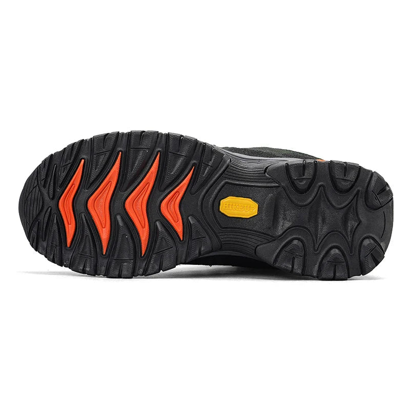 Men’s Leather Hiking Boots Ankle Height for Trekking