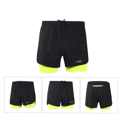 Men’s Quick Dry 2 in 1 Hiking Shorts with Longer Liner