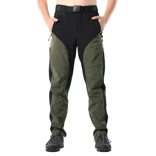 Men’s Winter Softshell Hiking Suit Waterproof Pants