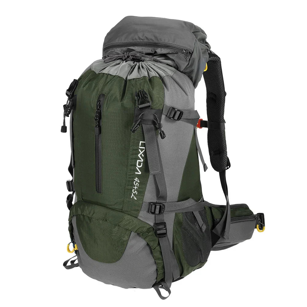 50 L Hiking Camping Backpack Waterproof With Rain Cover