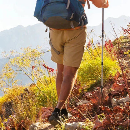 Men’s Hiking Cargo Shorts Lightweight Quick Dry Multi Pocket Elastic Waist