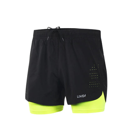 Men’s 2‑in‑1 Quick-Dry Hiking Shorts