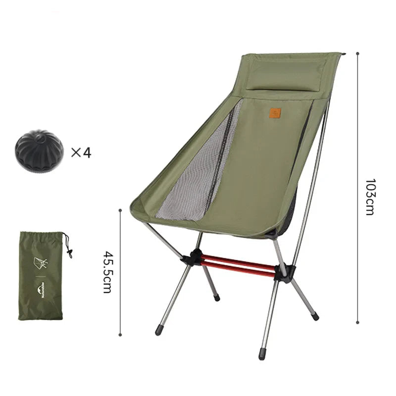 Compact and Portable Folding Camping Chair Seat