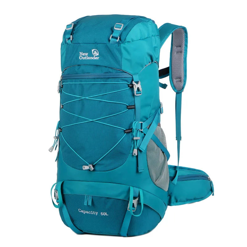 50 L Nylon Hiking Travel Backpack Large Capacity
