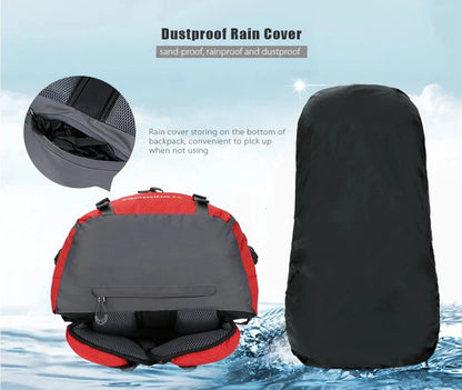 60 L Hiking Backpack Large Capacity for Trekking and Camping