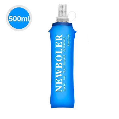 150 to 750 mL Collapsible Silicone Water Bottle for Hiking and Camping