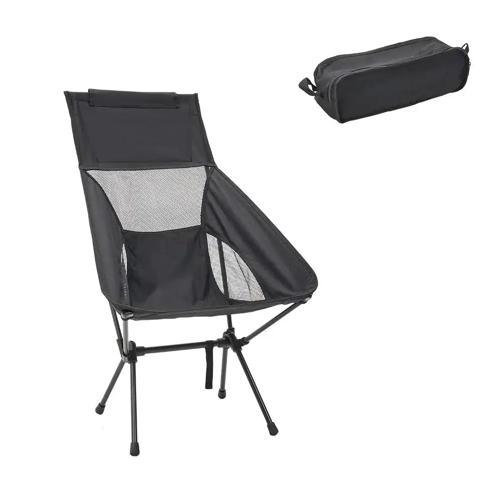 Folding Camping Chair with Backrest Portable and Lightweight - The PeakTrail