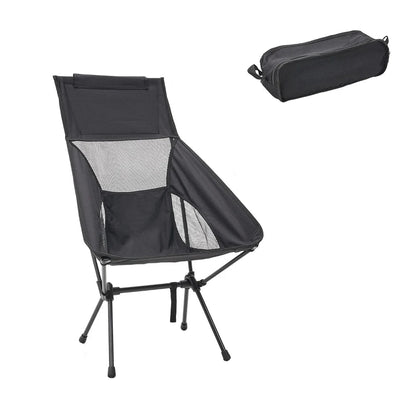 Folding Camping Chair with Backrest Portable for Camping