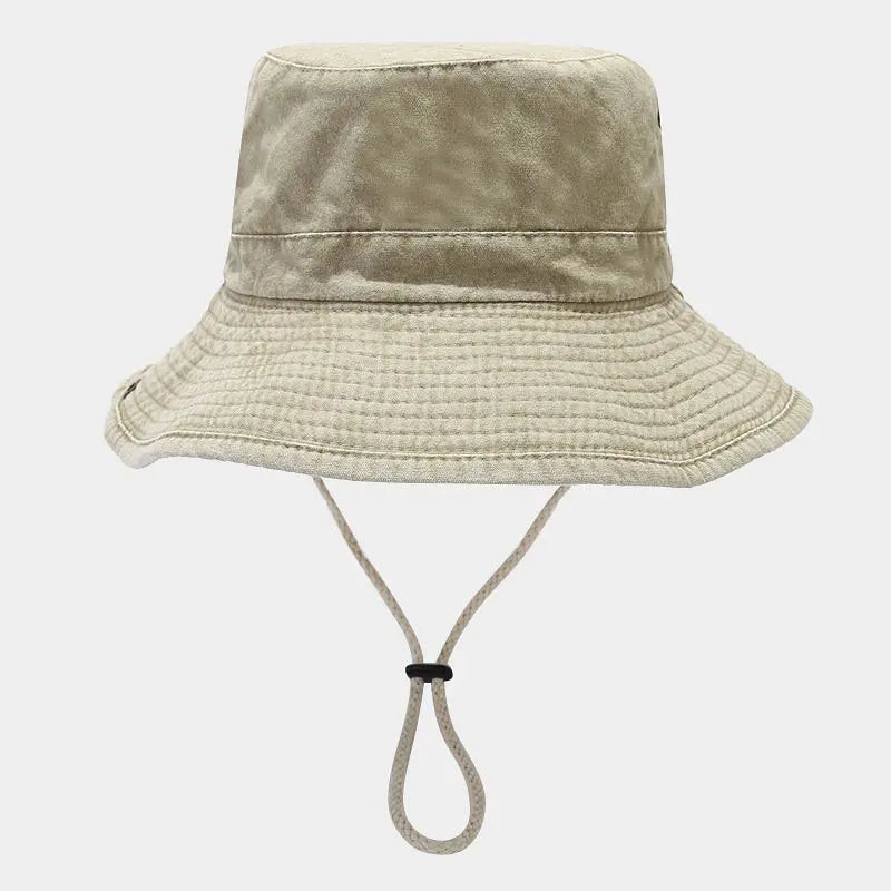 Unisex Cotton Bucket Hat Four Seasons Sun Cap