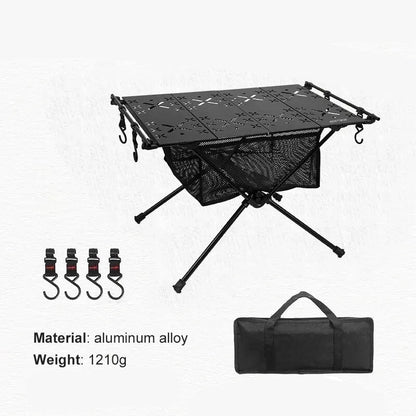 Folding Camping Table Portable Aluminium Alloy Lightweight
