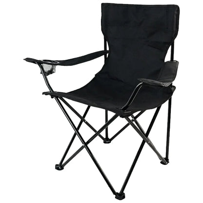 Folding Camping Chair Oxford Fabric With Bottle Holder Portable